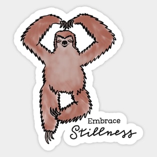 Sloth Yoga Sticker
